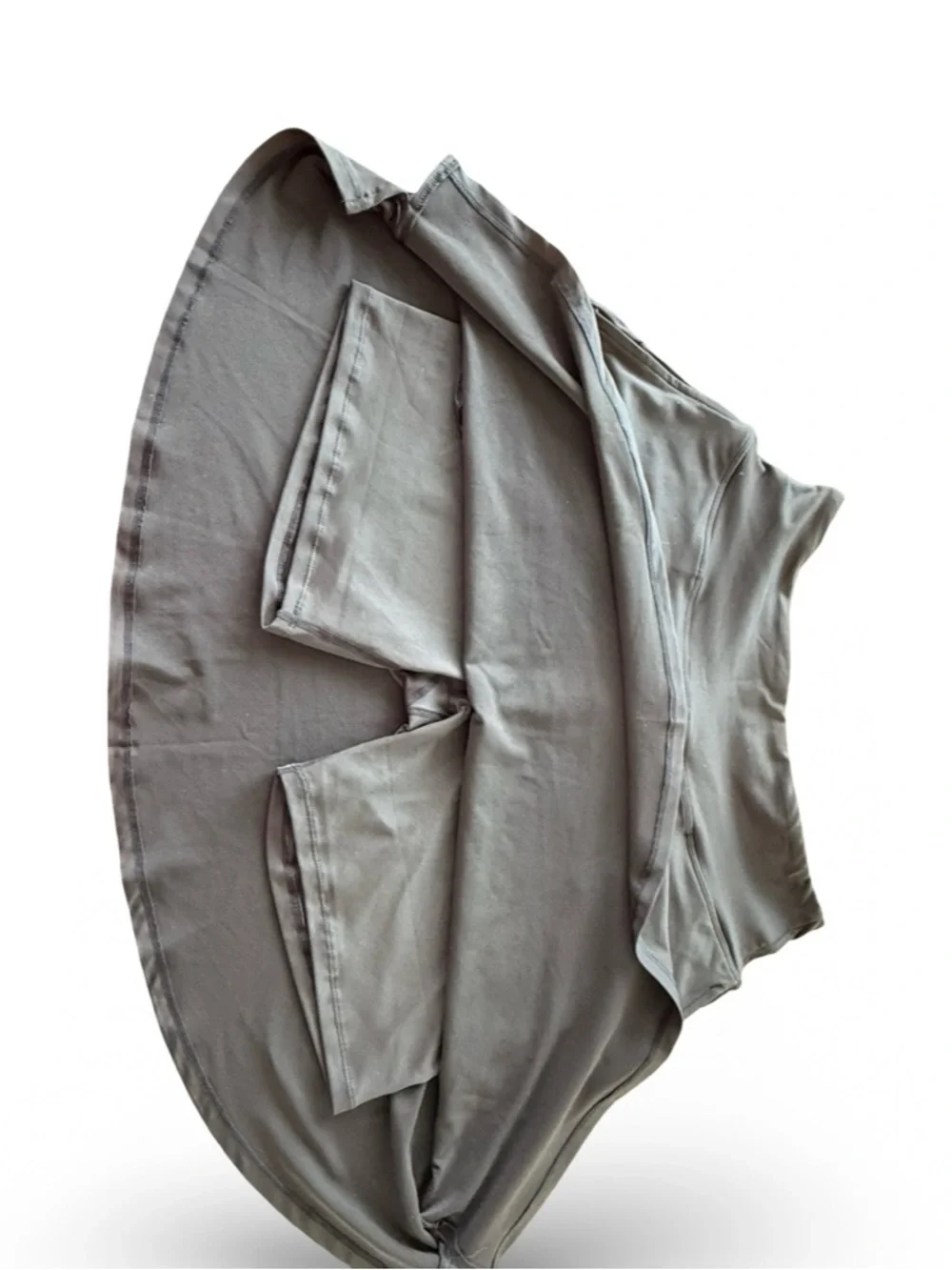 Black Tennis Skirt with Built-in Shorts & Back Pocket - Picture 5 of 12